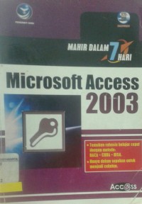 Image of Mahir dalam 7 hari microsoft access 2003